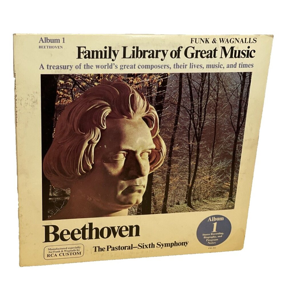 Beethoven The Pastoral Sixth Symphony (Vinyl, 1976) RCA Custom FW-301 VG+ Progra